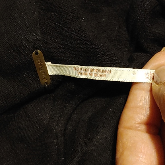 Free People Romy Crinkly Mini Dress Fr Endless Summer Sz.Xs Black - Picture 5 of 7